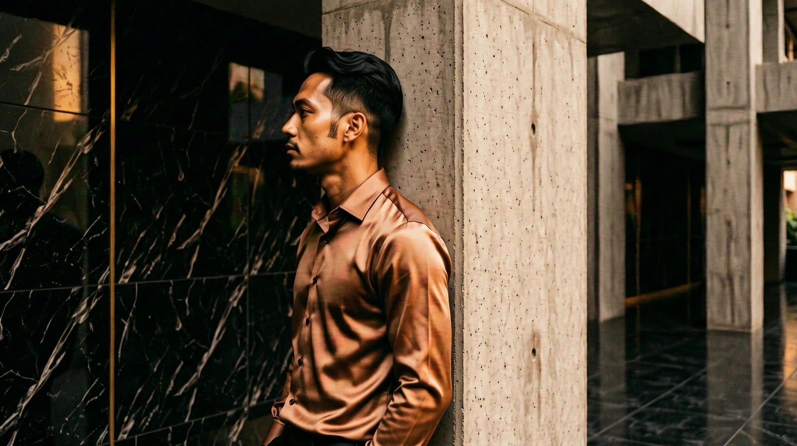 Editorial architectural backdrop